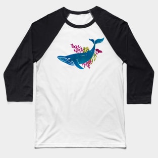 Ocean Spirit Whale Baseball T-Shirt